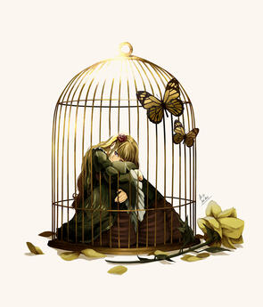 Caged bird